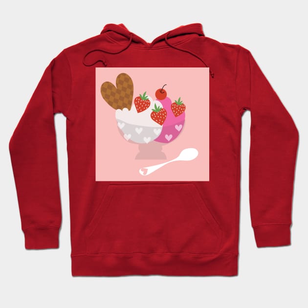 Ice cream sundae Hoodie by tfinn